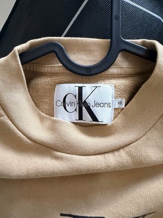 Sudadera Calvin Klein Beige