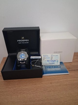 Seiko King Samurai SRPE33K1 Save the Ocean FULLSET