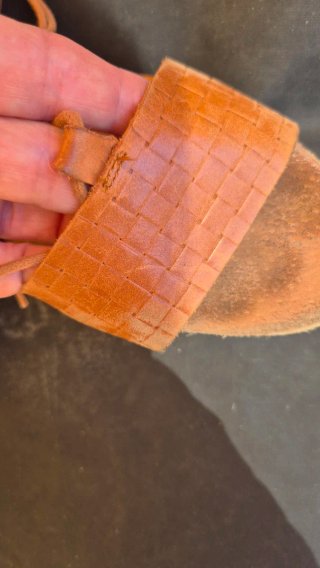 Cuñas Yute Piel Auténtica