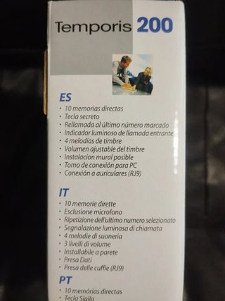 Teléfono fijo Alcatel Temporis 200 Pro PRECINTADO