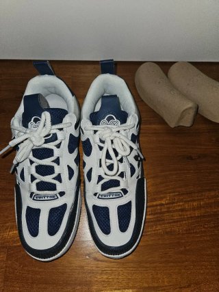 Louis Vuitton LV Skate Scarpe Blu/Bianche Tg 43