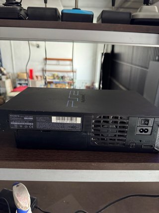 Consola Sony PS2 Fat Negra