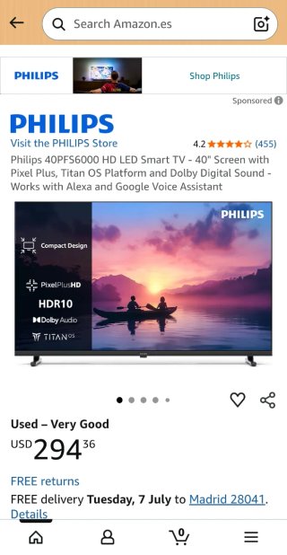 Smart TV Philips 2025 / Nueva sin Caja.