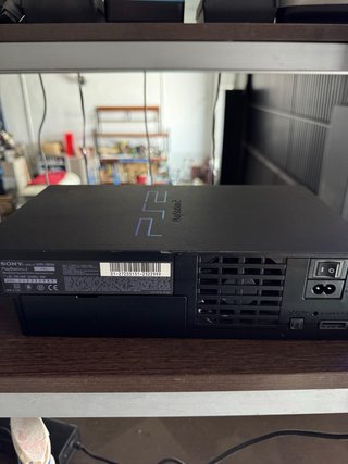Consola Sony PS2 Fat Negra
