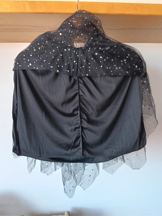 Falda fiesta tul estrellas y lunas zara
