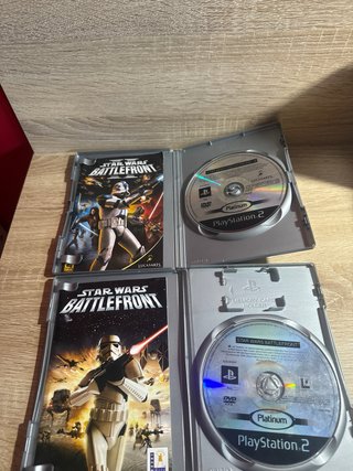 Star Wars Battlefront 1 y 2 PS2 Platinum
