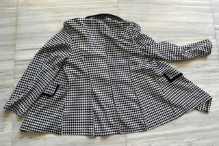 Blazer chaqueta americana pata de gallo elegante