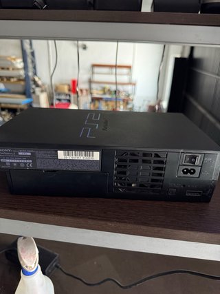 Consola Sony PS2 Fat Negra