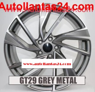 Kit de 4 llantas Volkswagen golf gt29 grey r625019