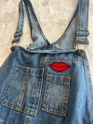 Peto Vaquero Vintage con Parches