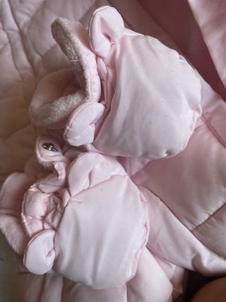Ropón para bebé 3-6 meses rosa
