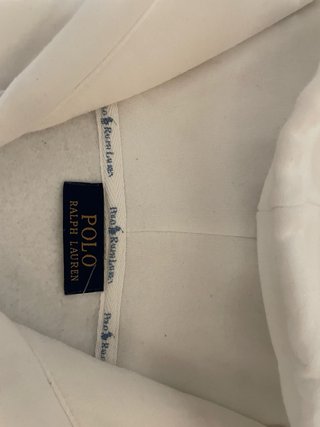 Chaqueta Polo Ralph Lauren Blanca Cremallera