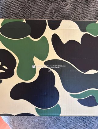 Bape Air Force 1 Negras Rojas