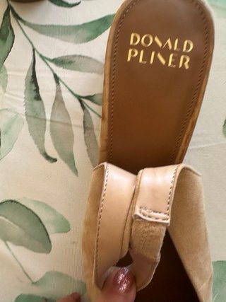 Sandalias Slingback Tacón Bloque Beige
