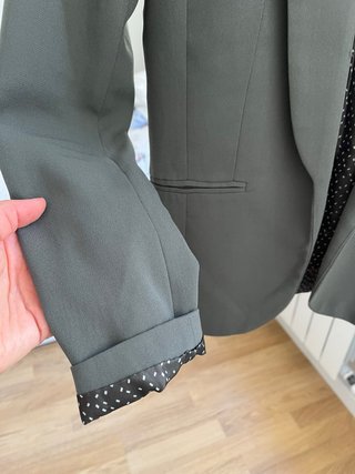 Blazer entretiempo verde oliva