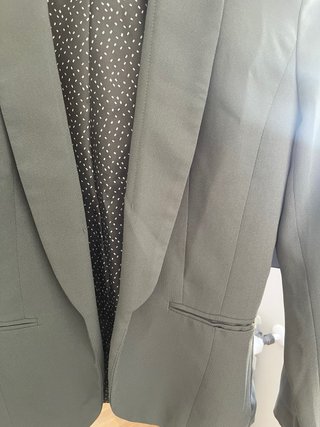 Blazer entretiempo verde oliva
