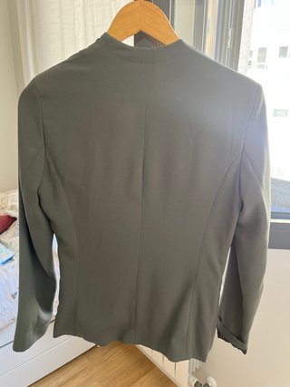 Blazer entretiempo verde oliva