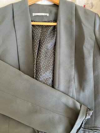 Blazer entretiempo verde oliva