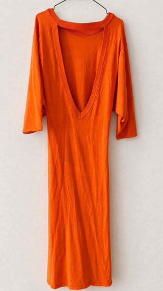 Vestido punto espalda abierta
