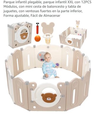 Parque infantil modular para bebés