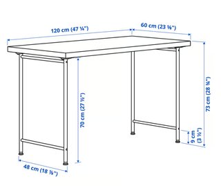 Escritorio Ikea 120x60 cm