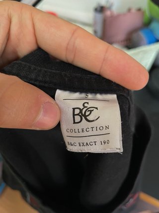 Camiseta Negra B&C con Diseño Diablo