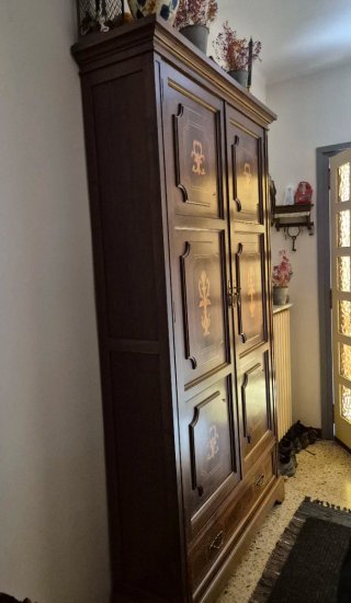 Armario ropero colonial madera(no envio)