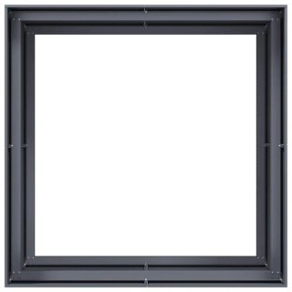 Jardinera acero gris antracita 100x100x80cm