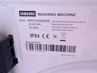 Lavadora Samsung ecobubble 7.0kg