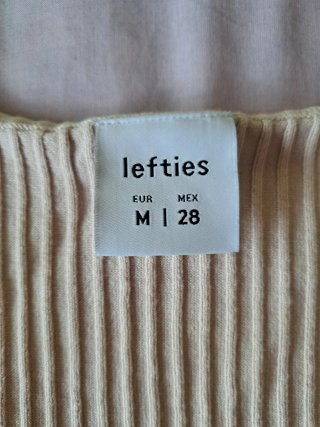 Camiseta Lefties crema manga corta