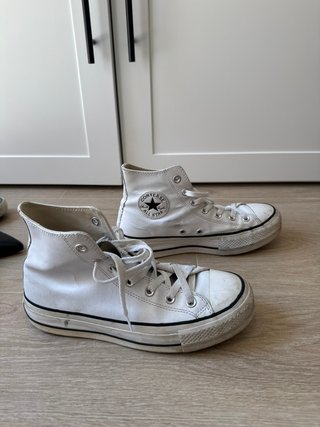 Converse Blancas Caña Alta