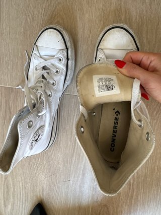 Converse Blancas Caña Alta