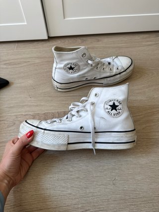 Converse Blancas Caña Alta