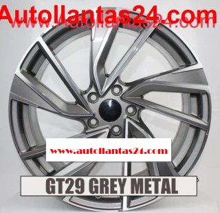 Kit de 4 llantas Volkswagen golf gt29 grey r836975