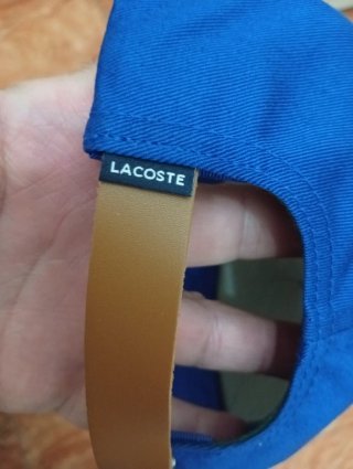 Gorra Lacoste Azul Original Nueva