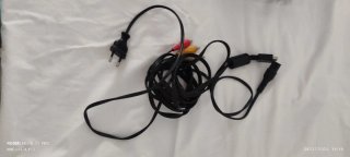 Consola PS2 Sony Negra con mandos y cables