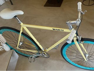 Bicicleta Pure Fix X-Ray Fixie 54cm Beige