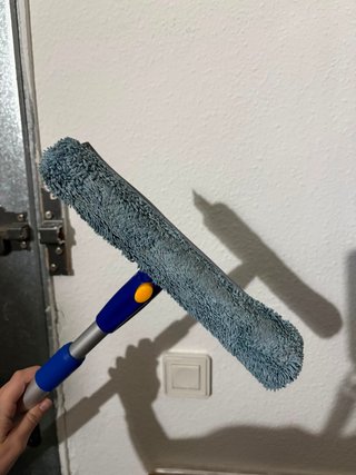 Limpiacristales telescópico con mopa
