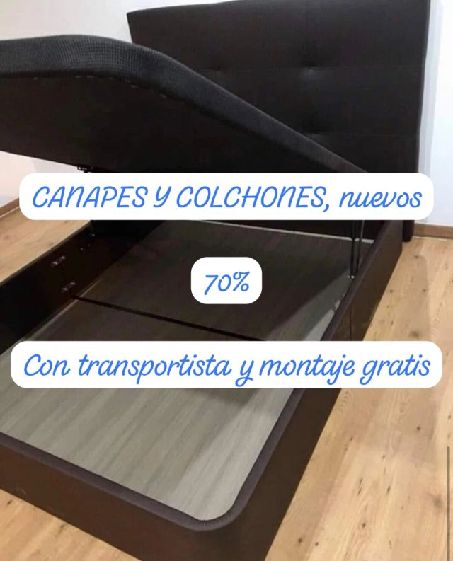 Canapé y colchón