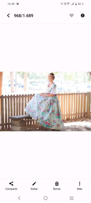 Traje de Fallera: 3 corpiños y zapatos