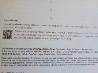 Lengua y Literatura, 1 Bachhillerato