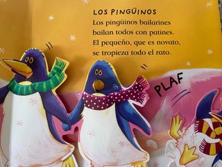 Libro desplegable “El muñeco de nieve feliz”