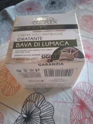 Crema Viso Antirughe Bava di Lumaca Retinol Comple