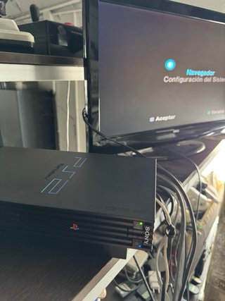 Consola PS2 Fat Sony Negra