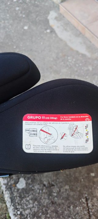 Elevador coche con Isofix