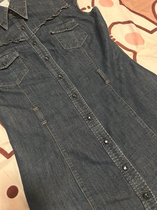 Vestido tejano sin mangas