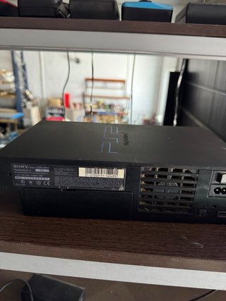 Consola Sony PS2 Fat Negra