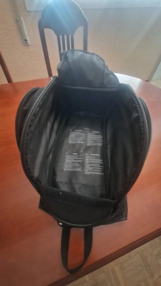 Maleta sobredepósito Crivit Negra
