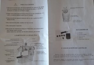 Máquina de coser Genius con accesorios