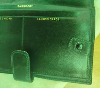 Portafoglio con porta carte Gucci Vintage